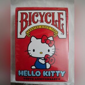Bicycle Hello Kitty 50th Anniversary Playing Cards NWT